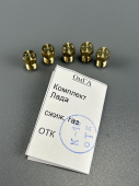 Комплект сопел М6 (резьба 0,75) (форсунок) ЛАДА под сжиженный газ (м. 14.110) 