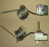 Терморегулятор капиллярный от 50 до 320*C, WGF320*C-14 25A / 250V (к промышленным плитам, 25А, длина капилярки 2,5м) (EP020 / EP-020)