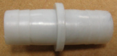 Соединитель сливного шланга пластмассовый для стиральных и посудомоечных машин 19/19мм (07015У)