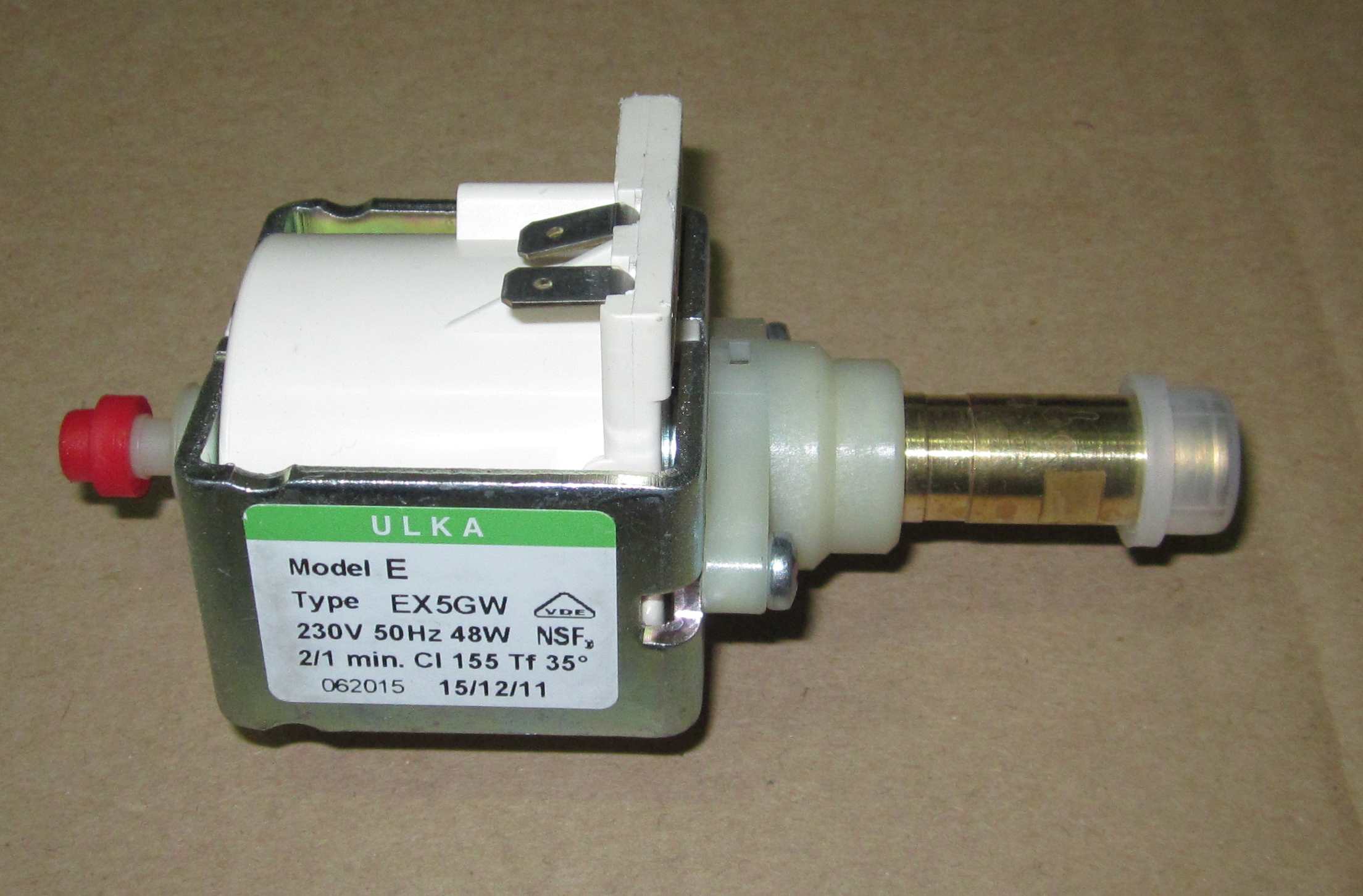 Насос (помпа) ULKA EX5GW 48W 230-240V металлический носик (Q225)