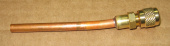Клапан Шредера 1/4" 50 мм (толщина - 0,5 мм) заправочный сервисный штуцер