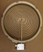 Электроконфорка стеклокерамика D=215mm, 2000w, спираль D=195mm, простая (481231018891)