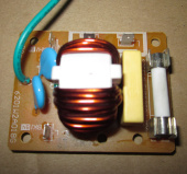 Сетевой фильтр для микроволновых печей (СВЧ) (LG 6201W2A018G) Плата СВЧ O0213