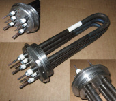 ТЭН Б (СЭВ) G2 1/2" Водяной  3,0 кВт. (ТЭНБ-3,0 P 380) (углер. сталь) D-2 1/2" (75мм)