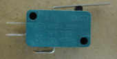 Микропереключатель MSW-02 on-off (10A/250VAC) on-off (без фиксации) (с планкой, планка без колёсика,