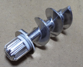 Шнек для мясорубок MOULINEX HV-10 (в сборе) (L-13,8см, D-51мм, 9зуб.) (MS034)
