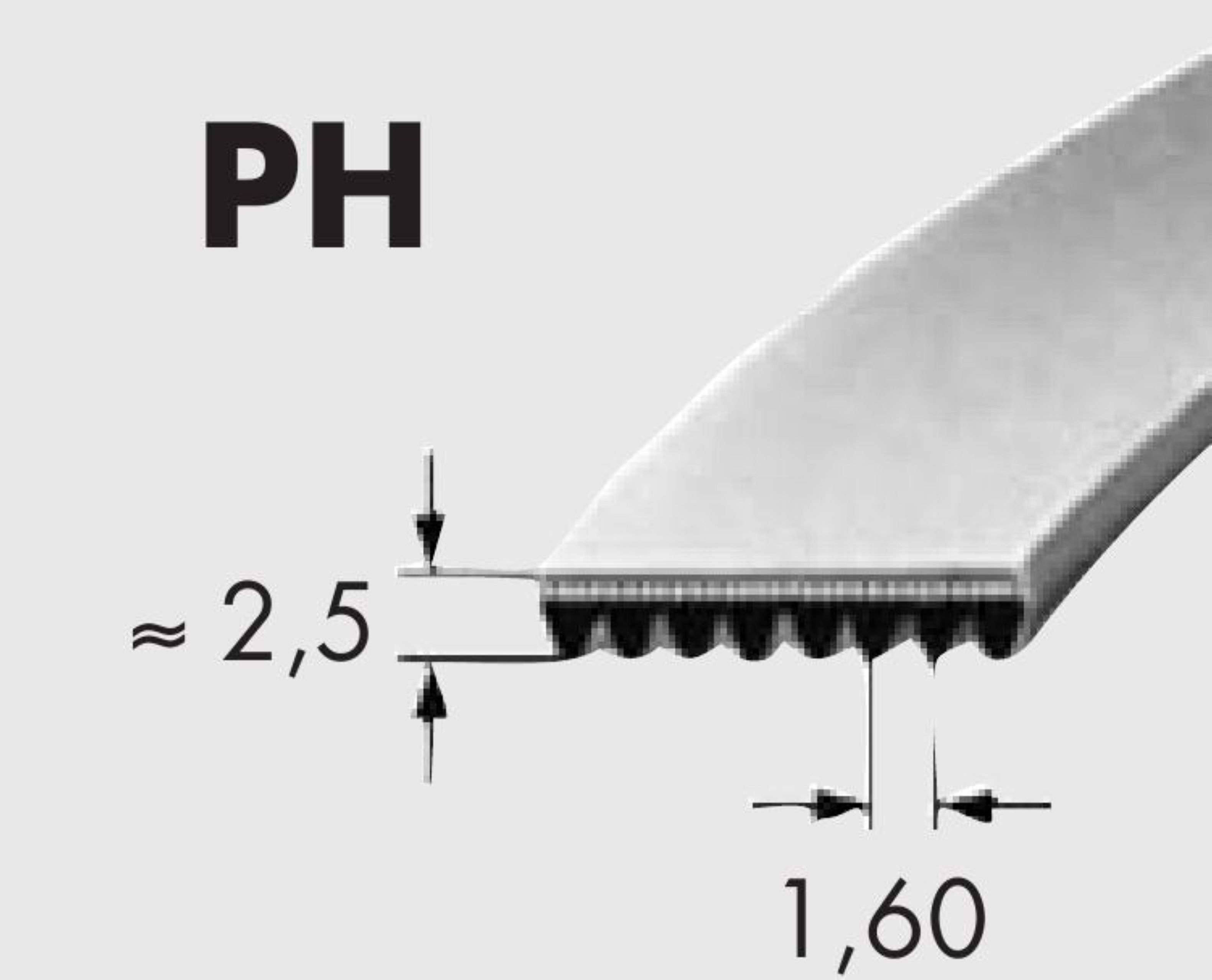 Ремень поликлиновый 1245 Н7 (EL1245H7 / 7EPH1245) (BLH329UN)