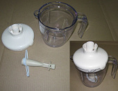 Насадка для кухонного комбайна, пластик (Чаша миксера в сборе) Подходит к Tefal PREP LINE (HB70) (тип HB701, HB703, SEB Moulinex