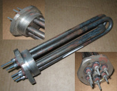 ТЭН Б (СЭВ) G2" Водяной  3,0 кВт. (ТЭНБ-3,0 P 380) (углер. сталь) D-2" (59,6мм)