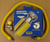 "Набор EMISUPER (сильфон 1/2"", в супер-оболочке, L=1.0-2.0м, г-ш + термозапорный клапан угловой г-ш