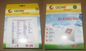 Пылесборники OZONE microne M-26 для пылесоса ELENBERG синтетические (5 шт.)