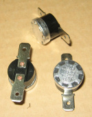 Термостат KSD301 t - 160*С, тип "W/O BHL", NA - контакты Нормально РАЗОМКНУТЫ !!!, W/O BHL без фл.