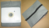 Пылесборник (фильтр) многоразовый из ткани УНИВЕРСАЛЬНЫЙ №4 (с замк.) для пылесоса (12 х15см / d 4,5см)