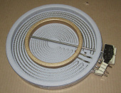 Электроконфорка стеклокерамика D=210mm, 2200/750W с расширенной зоной D=210/120mm, (AEG, Electrolux,