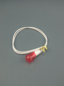 Лампа-индикатор для водонагревателя 220V L250мм d10мм 90C с проводами 