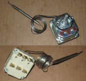 Терморегулятор капиллярный от 30 до 110*C 16А 250В WY110-653-28-TH (L=1480mm, 3 группы контактов) (010002032)