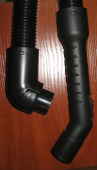 Шланг в сборе для пылесоса Ø35мм LG / PL-027 (010226D) (труба вставляется во внутрь патрубка шланга) 