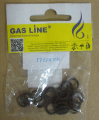 Кольцо уплотнительное (между краном ГМГ и соед. трубкой) для газовой плиты (02121104)