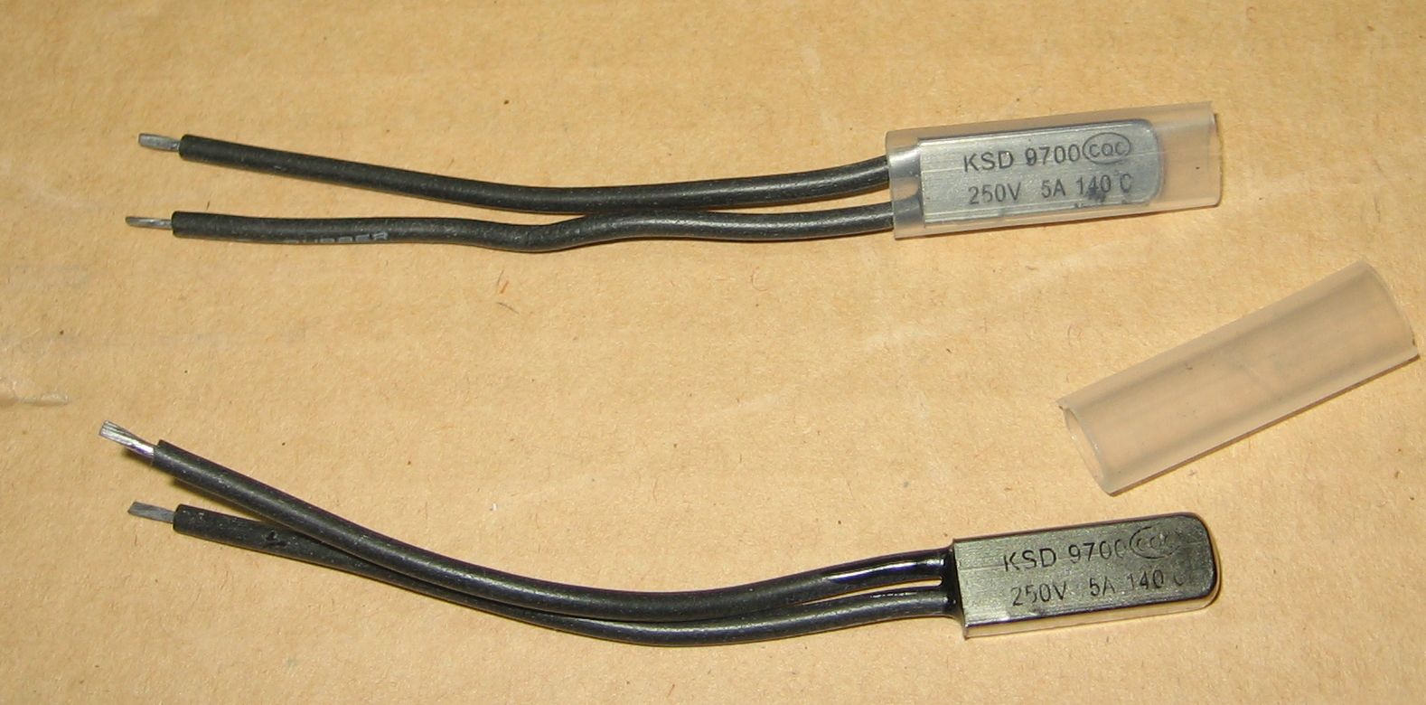 Термостат KSDI-140 t 140*С 5A (B-1009) (KSD 9700 CQC 250V 5A 140*C)