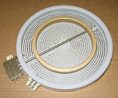 Электроконфорка стеклокерамика D=230mm, 2200/1000W, с расширенной зоной (Merloni 089645 c 142331) (E