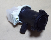 Насос для стиральной машины BOSCH / SIEMENS 30W с улиткой в сборе клеммы под фишку спереди (82012008