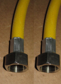 Шланг газовый TUBOFLEX 0,8 м г/г (поливинилхлоридный армированный полиэфирной нитью. Не требует допо