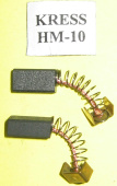 Щетка угольная 6х 8х16(18) "KRESS" (HM-10) (пружина, прямая) (00701165) (461)