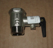 Клапан водонагревателя предохранительный (автомат) со сливом 1/2 7 Бар (MTS 571730 / 180404 / 00803753 / МТ026)