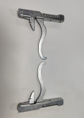 Кронштейн (Шарнир / Петля) дверки духовки GEFEST - 1100, 3100, 3200, 1140, 2140 старого образца (комплект 2шт)