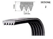 Ремень поликлиновый 1036 J4 (EL1036J4) (WN542)
