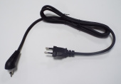 Кабель питания поворотный (шнур) 1,6 м (посадочный D=9,4мм, контакт D=7,8/2,5 45гр) для плоек, утюжк
