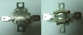 Термостат KSD301 t - 155*С, тип "FBHL", NC нормальнозамкнутый, с НЕ подвижным фланцем, контакты горизонтально. Термостат биметаллический пароварки VC1