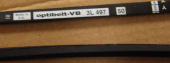 Ремень клиновой 3L 497 (optibelt-VB 3L 497) (Ariston) (зам. 3L 493 / 1500177) (WN223 / 04AG006 / WN2
