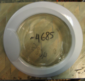 Люк в сборе для стиральной машины INDESIT (115842 / 096860 / 132139) 