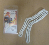 Шнур (уплотнитель) термостойкий (L-2м, стекловолокно до 550*С, d-6мм) для каминов и печей (02120459)