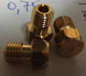 Форсунка (жиклер, сопло) d  85 М6 (резьба 0,75) (горелка большой мощности, духовки д. г/п: Кинг