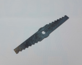 Нож зернодробилки КОЛОС-2М (Нового образца, Зубчатый) (посадочный d 10 мм.)