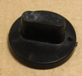 Ручка крана газплиты d 6 mm. (пластмассовая, черная).