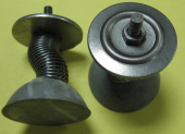 Грибок клапана (клапанок, грибок перепускного клапана) с пружинкой для стиральной машины СИБИРЬ 