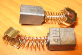 Щетка угольная 6х 9х12 Makita 419 А (с зацепом) (00702384 / 217-023 / 602)