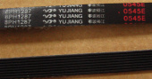  (уд) Ремень поликлиновый 1287 H8 (8PH1287 YUJIANG 0545E) (черный)