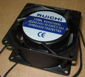 Вентилятор плоский 80х80x38 RQA 8038HSL 220VAC 0.08A