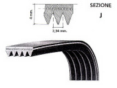 Ремень поликлиновый 1189 J 5 (5J1189 / EL1189J5 / 5PJE1189 / 5EPJ1189) (660579)