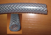Шланг типа "Брейд Фуд" внутренний d 25, наружный d 32 мм.из ПВХ армированный (BRAID FOOD напорный шланг) трехслойный прозрачный шл... (00000009998)