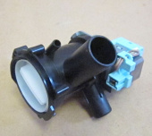 Насос для стиральной машины BOSCH, ARTIKO 34W с улиткой в сборе клеммы под фишку спереди (63BS607 / 