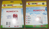Пылесборники OZONE microne M-31 для пылесоса ROWENTA синтетические (4 шт.)