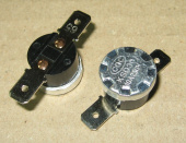 Термостат KSD301 t -  65*С, тип "W/O BHL", NC нормальнозамкнутый, W/O BHL без фланца, контакты гориз