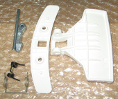 Ручка дверцы люка для стиральной машины ELECTROLUX / ZANUSSI  / AEG в комплекте (50292028003 / 50277