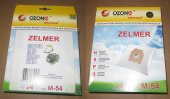 Пылесборники OZONE microne M-54 для пылесоса ZELMER синтетические (4 шт.)