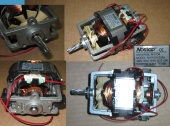 Двигатель (мотор) электромясорубки Аксион NU 7625 M 22